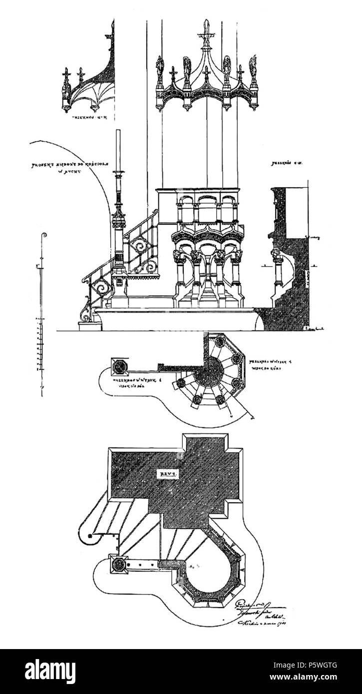 347 Kirche der Heimsuchung, Sucha Beskidzka (Projekt der Ambo) 2 Stockfoto