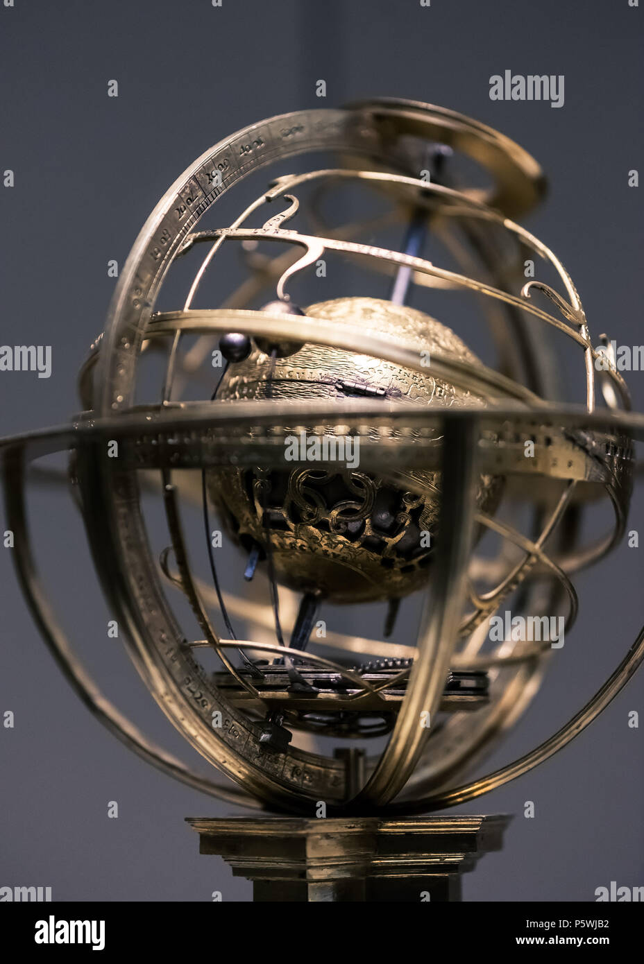 Armillary Wecker Stockfoto