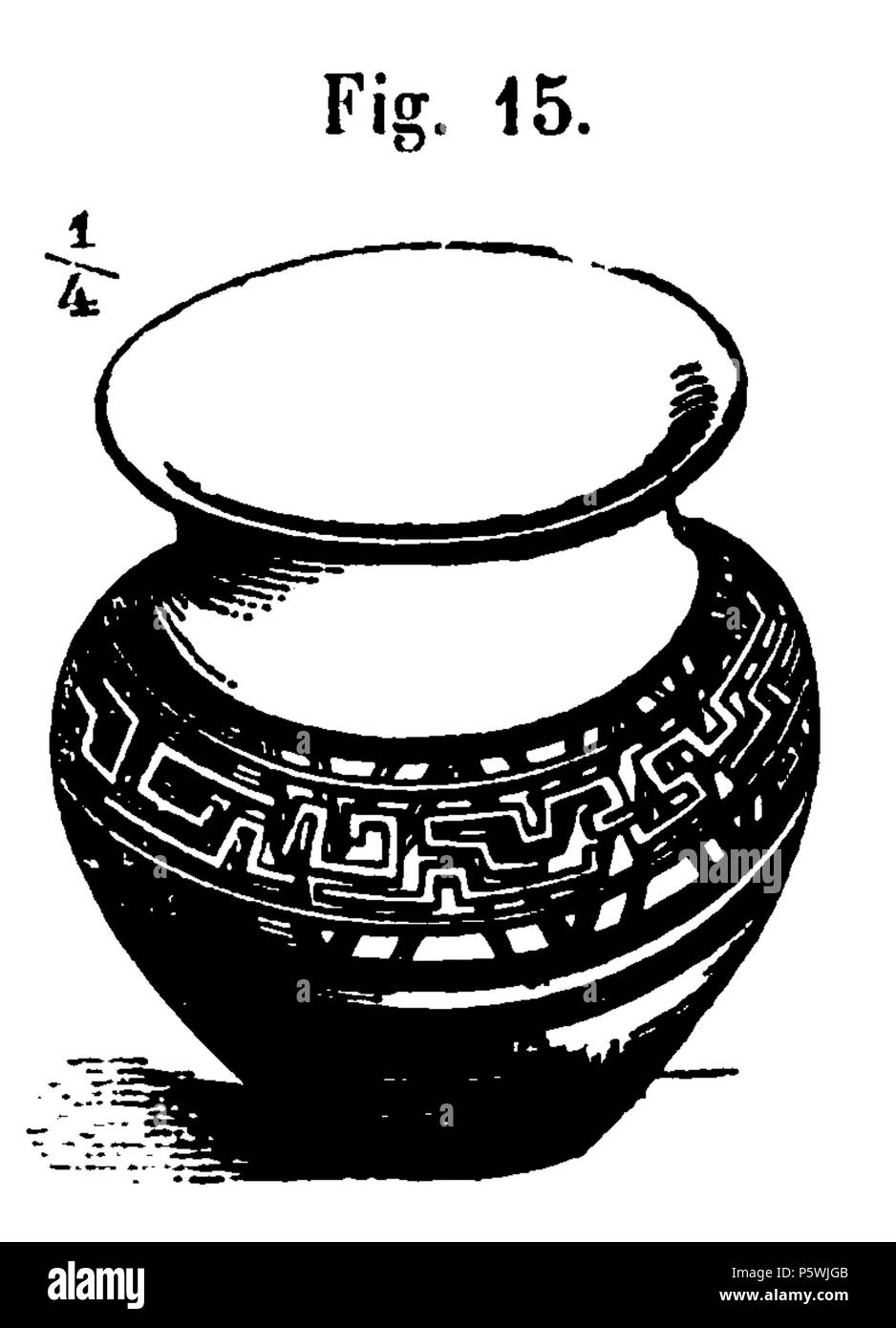 446 Di alcuni Dei sepolcri necropoli Felsinea Abb. 15 Stockfoto