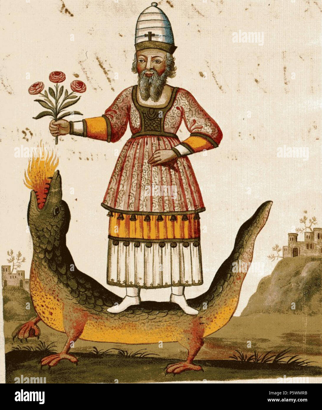 N/A. Immagine del manoscritto Zoroaster Clavis Artis, MS. Verginelli-Rota, Biblioteca dell'Accademia Nazionale dei Lincei, Roma, Vol.1, Pag 3 r. 1738. Sconosciuto, vissuto nel XVIII secolo 352 ClavisArtis. MS.Verginelli-Rota. V 1.003 r Stockfoto