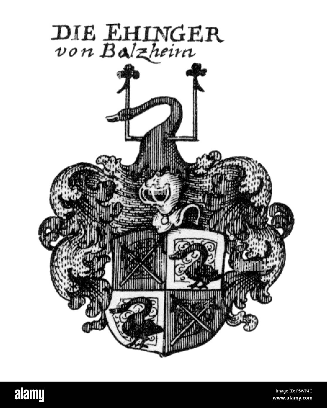 355 COA Ehinger v Balzheim Stockfoto