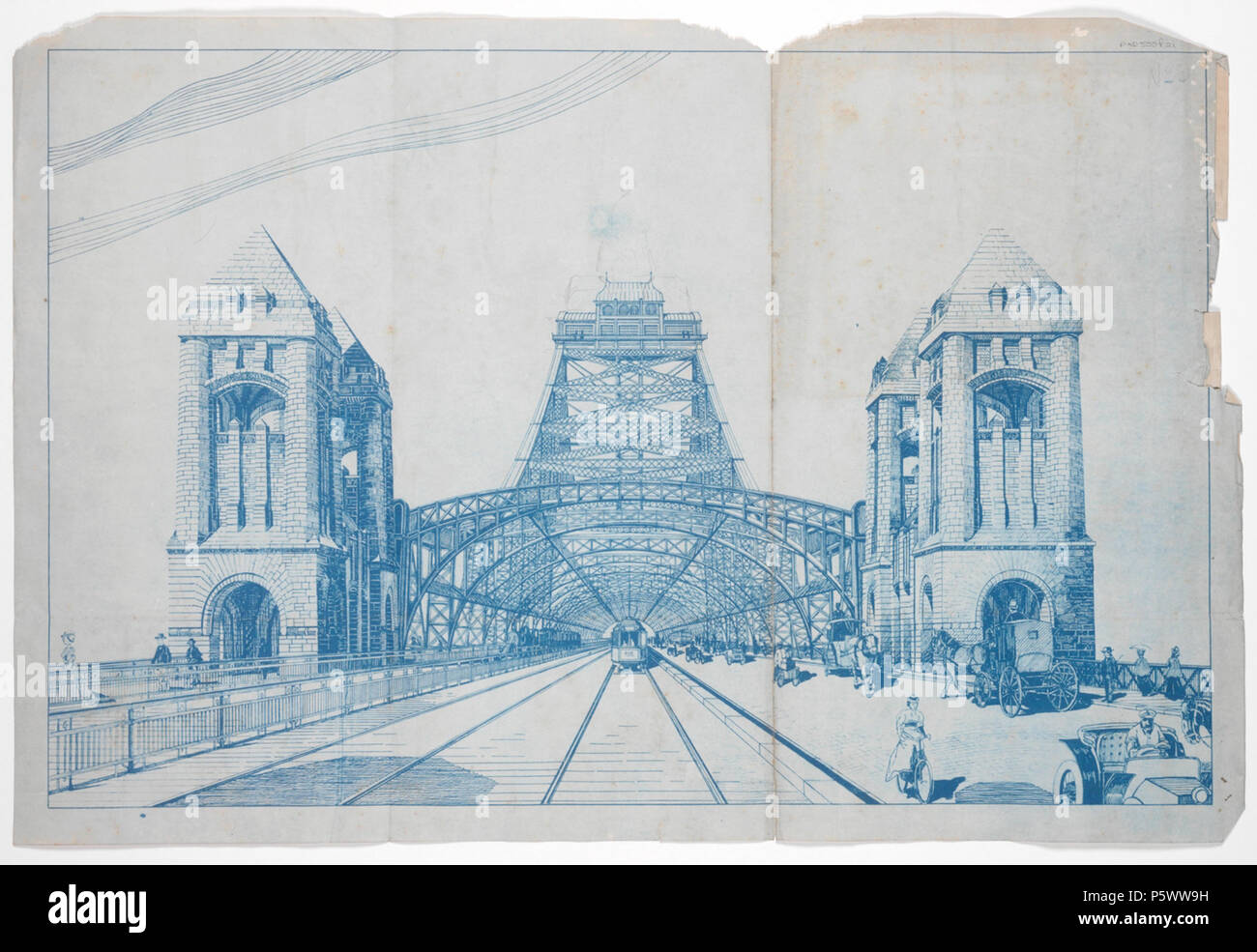 N/A. Englisch: architektonische und technische Zeichnungen: Wettbewerb Pläne für Sydney Harbour Bridge, der ersten, zweiten und dritten Wettbewerben, 1899-1903 Sammlung des Staatlichen Bibliothek von NSW Rufnummer: PXD500 Digital Artikel-Nr.: 974001. -1899-1903. Norman Selfe (d. 1911) 471 Zeichnung der normalen Selfe Harbour Bridge Vorschlag Stockfoto