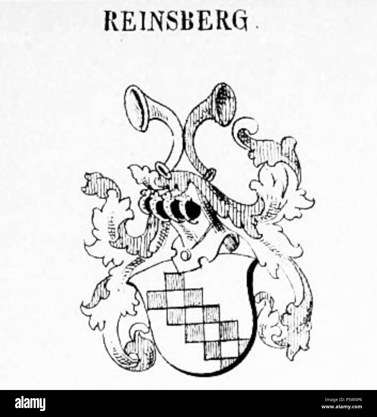 N/A. Englisch: Wappen, Reinsberg Familie, Sachsen. 1907. Johann Siebmacher (1561-1611) Alternative Namen Johann Ambrosius Siebmacher, Johann Sibmacher, Johann Syber Beschreibung deutscher Maler, Radierer und Kupferstecher Datum der Geburt / Tod ca. 1561 vom 23. März 1611/ 1611 Ort der Geburt / Todes Nürnberg Nürnberg Authority control: Q 74965 VIAF: 56733639 ISNI: 0000 0001 1838 8099 50027224 LCCN: n GND: 119546655 91661 SELIBR: WorldCat 357 Wappen - Reinsberg (Sachsen) - 2 Stockfoto