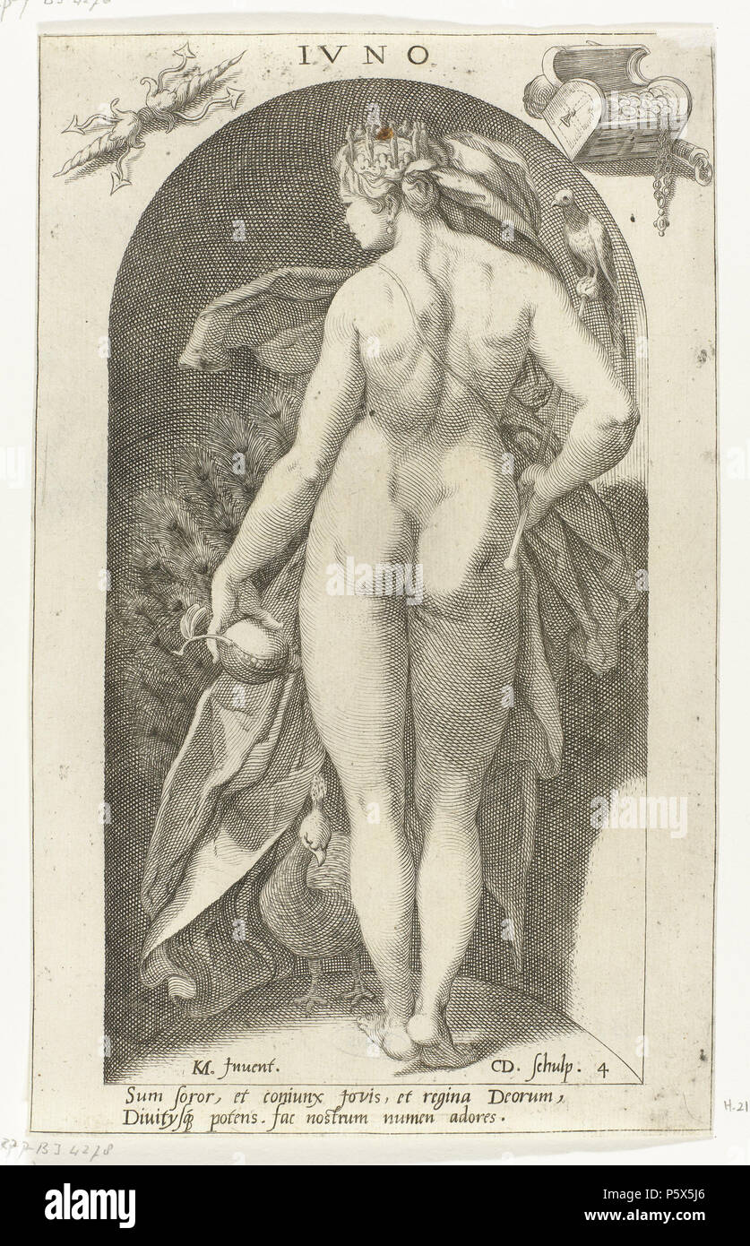 Juno 1598. N/A380 Cornelis Jacobsz. Drebbel - Juno, 1598 Stockfoto