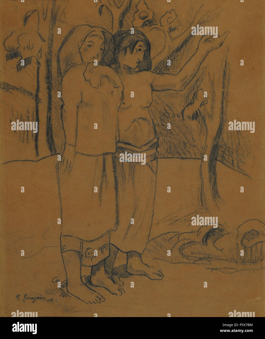 N/A. Español: Paul Gauguin, El Llamado. Siglo XIX. 44 x 36 cm, lápiz sobre papel Crema. Inv. 7740. 20. Juni 2015. Paul Gauguin (1848 - 1903) Alternative Namen Henri Eugène Paul Gauguin Beschreibung Französische Maler und Schriftsteller Geburtsdatum / Tod 7 Juni 1848 8 Mai 1903 Ort der Geburt / Todes Paris Atuona Arbeit Periode von 1876 bis 1903 Standort Paris, Pont-Aven, Arles, Tahiti Authority control: Q 37693 VIAF: 27064953 ISNI: 0000 0001 2100 026 X ULAN: 500011421 79055546 LCCN: n NLA: 35115434 WorldCat 500 El llamado - Paul Gauguin Stockfoto