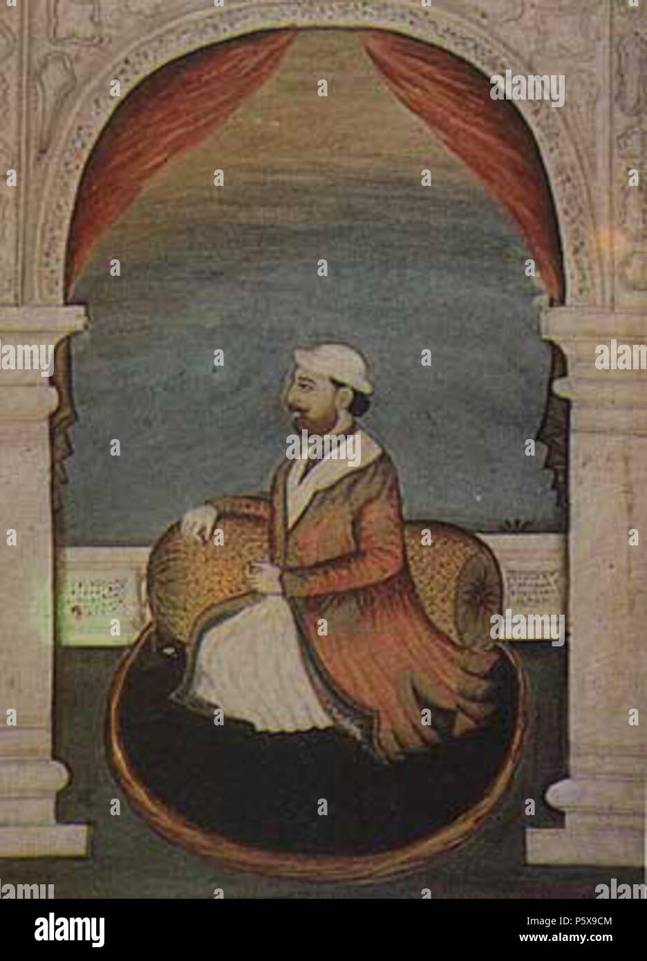 N/A. Diwan Kidar Nath (oben) war Diwan ist Dina Nath Bruder. Datum unbekannt. Unbekannt 458 Diwan Kidar Nath Stockfoto