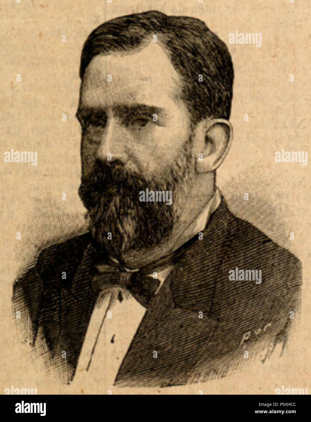 375 Conselheiro Francisco Vianna - diário Illustrado (29. Mai 1888) Stockfoto