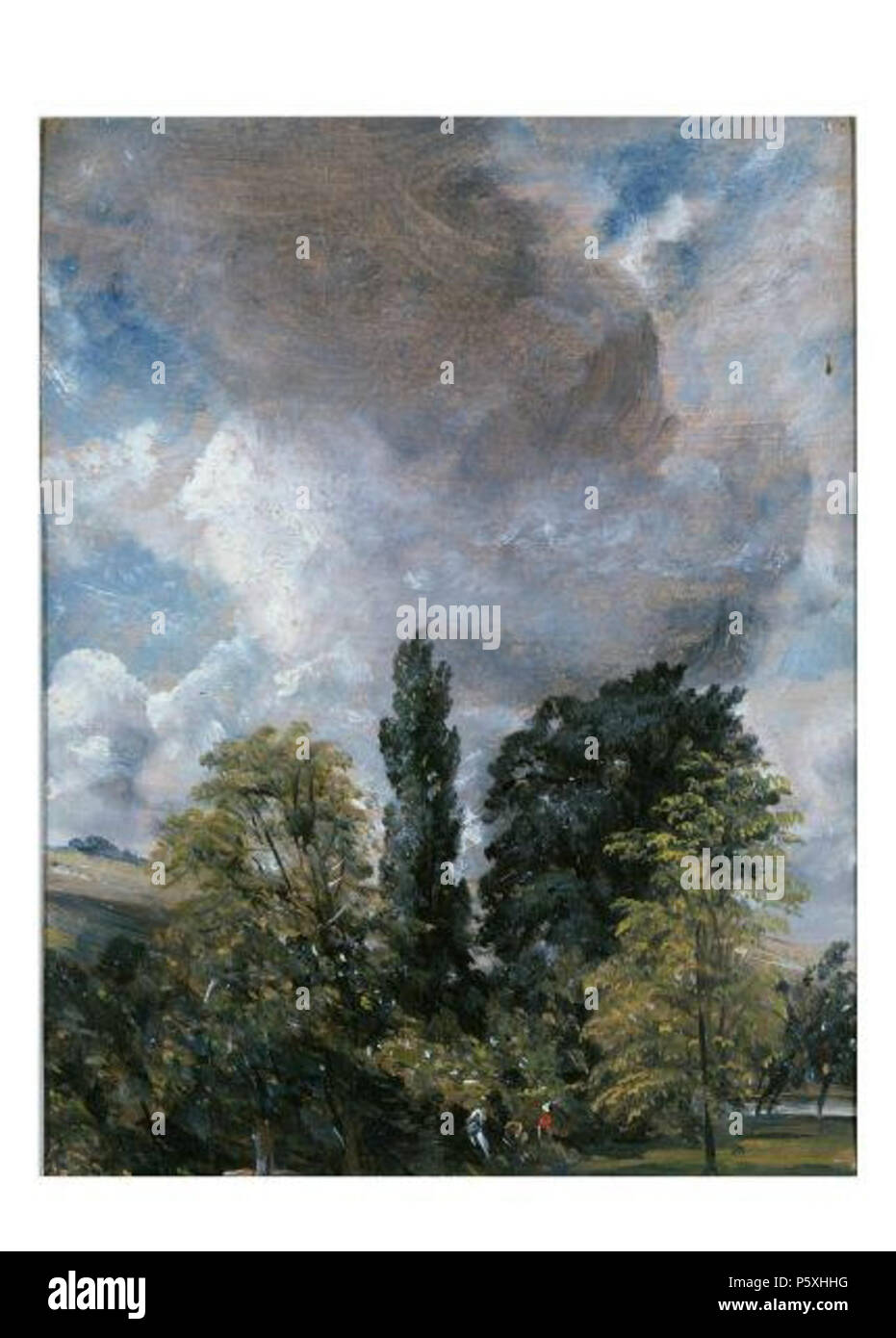 N/A. Englisch: Die enge, Salisbury. Öl auf Papier. . 1829. N/A 375 Constable. Salisbury Stockfoto