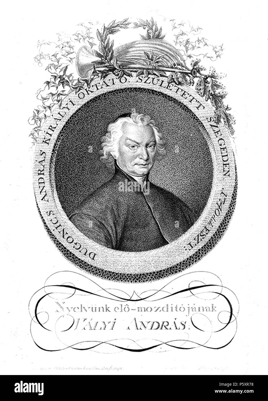 485 András Dugonics királyi oktató Stockfoto
