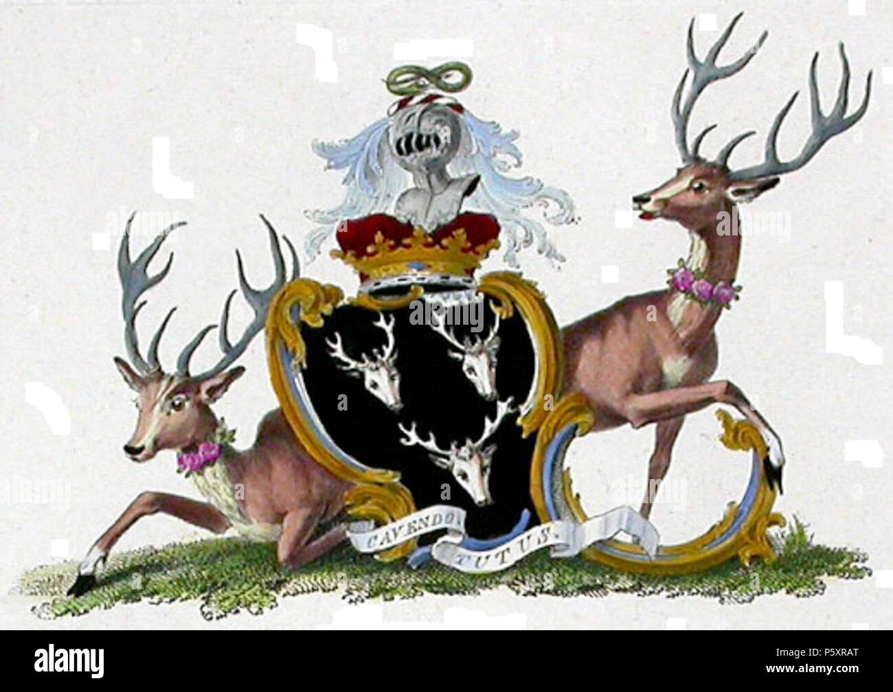 485 Herzog von Devonshire coa Stockfoto