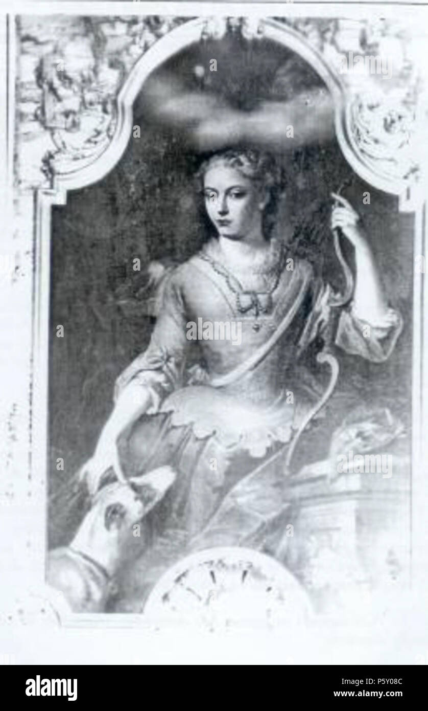 N/A Portrait de Eleonore de Varick, épouse du Baron Charles-Henri van de Werve. 1698. N/A503 Eleonore de Varick Stockfoto
