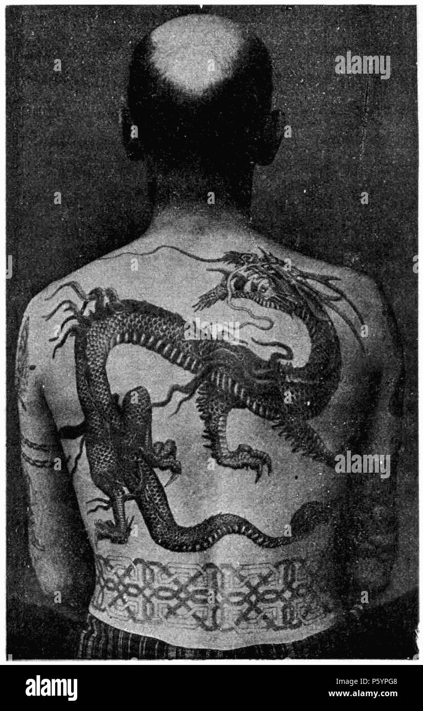 400 D 245-tatouage Japonais. - L 1 - Ch4 Stockfoto