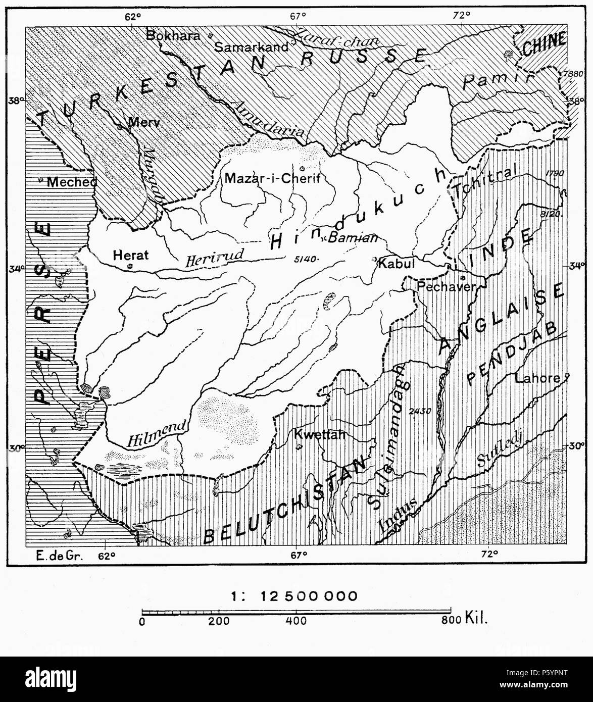 401 D 281 - N° 468. L'Afghanistan indépendant. - Liv 3 - CH 20. Stockfoto
