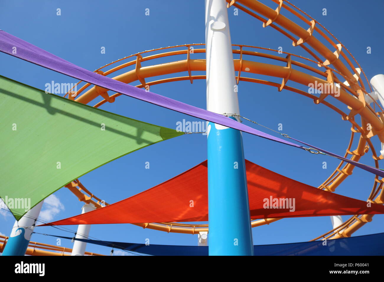 Santa Monica Pier Stockfoto