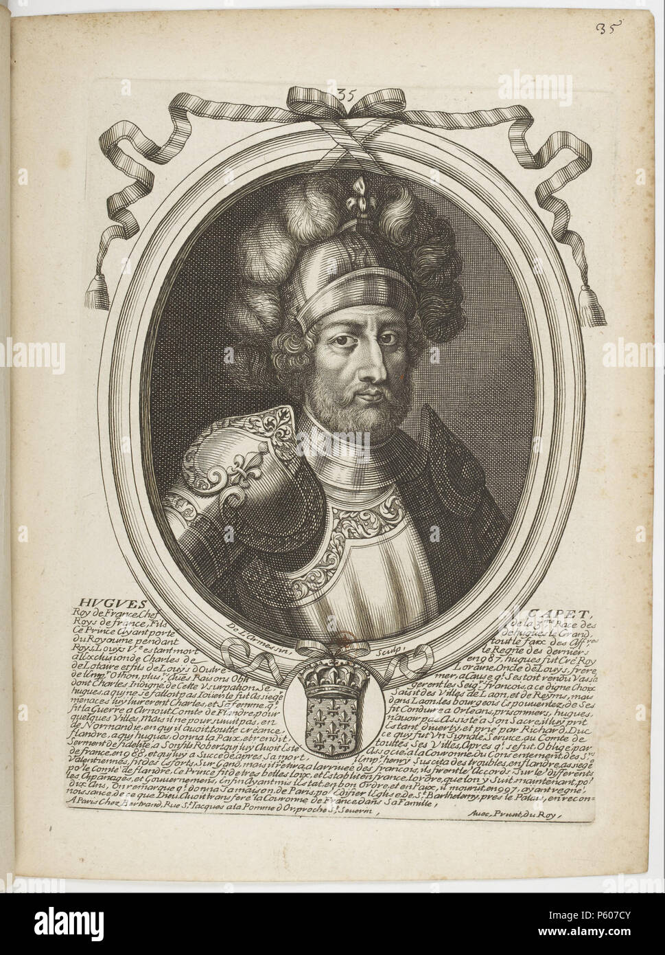 N/A. Français: Les Augustes Représentations de tous les Rois de France, depuis Pharamond jusqu'à Louis XIV,... avec un abrégé historique sous chacun, Contenant leurs naissances, Neigungen et Aktionen plus remarquables Pendant leurs règnes. 1690. Nicolas de Larmessin (1632-1694) Alternative Namen Nicolas de, Nicolas Larmessin Ier de Larmessin Beschreibung französischer Stecher, Editor und printseller Datum der Geburt / Tod 1632 1694 Ort der Geburt / Todes Paris Paris arbeiten Standort Paris Aufsicht: Q 16666497 VIAF: 95825858 ISNI: 0000 0001 2282 7808 ULAN: 500023451 BNE: XX 855743 Kult Stockfoto
