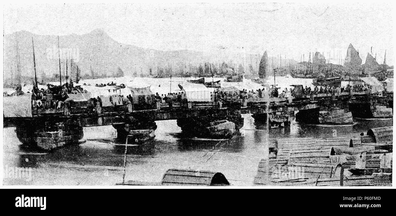 399 D 171 - Pont des Dix mille années à Fou-tcheou-Liv 3 - CH 18. Stockfoto