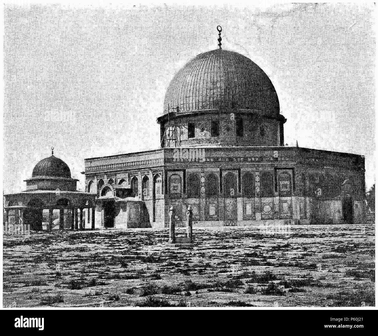 403 D 459 - Jerusalem. mosquée d'Omar-liv 3-ch4 Stockfoto