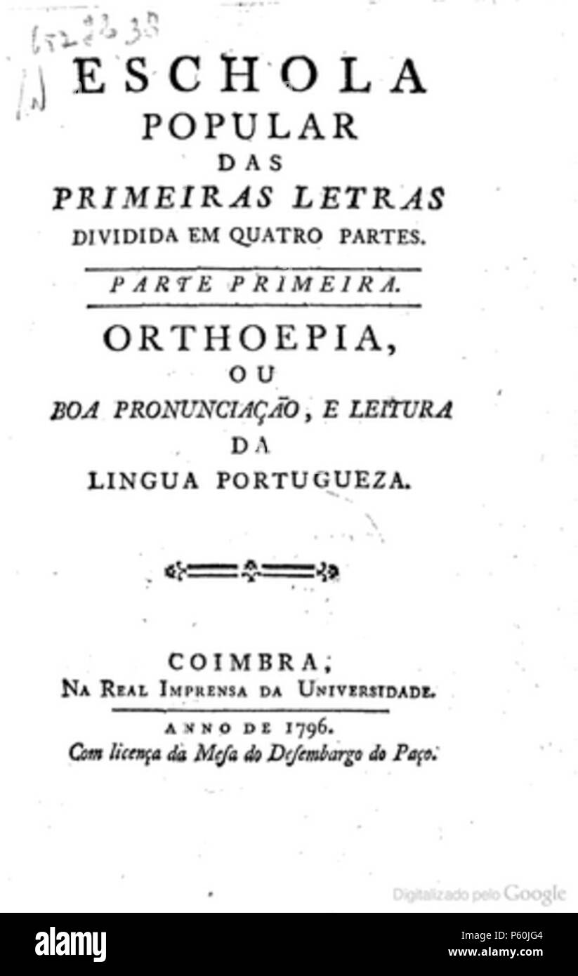 525 Eschola beliebte 1796 Stockfoto