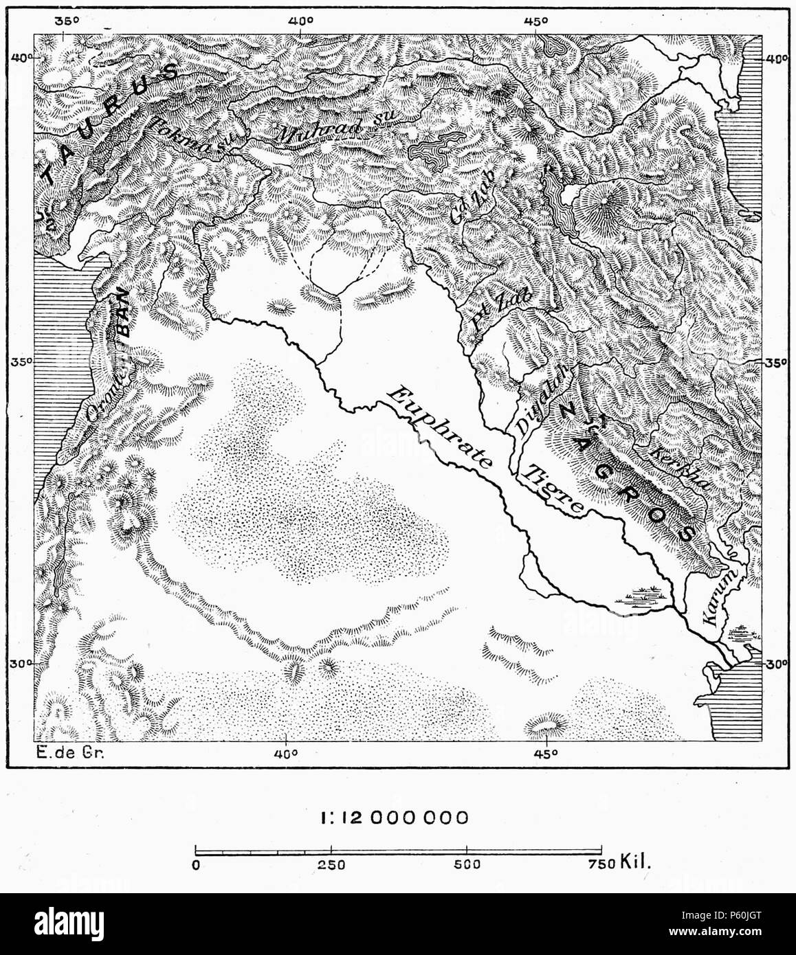 403 D 495-Cirque potamien. -L2-Ch3 Stockfoto