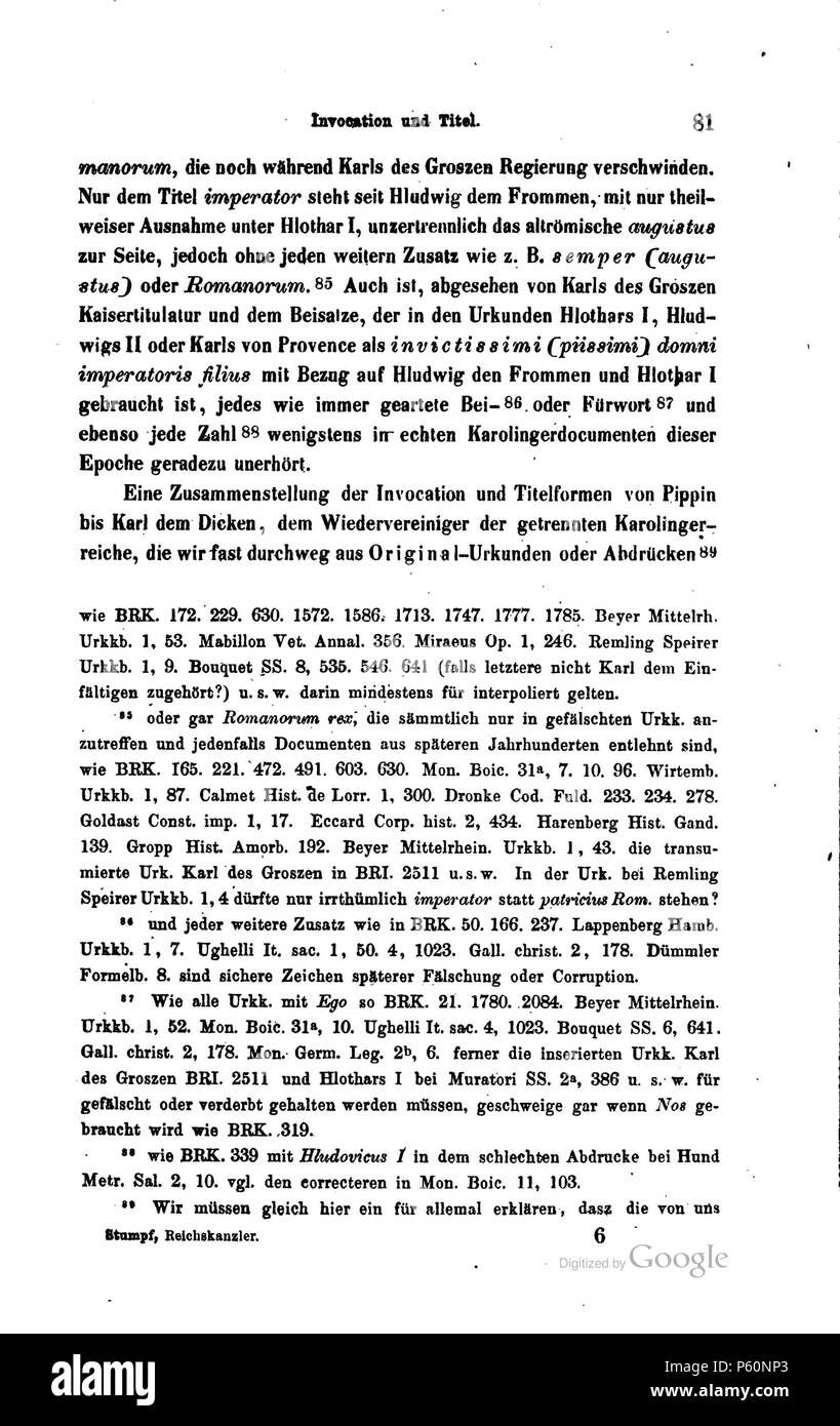 N/A. Abdruck des Friedens von Nimwegen 1679. 1679. Leopold II., Ludwig XIV 556 Ficker Reichskanzler091 Stockfoto
