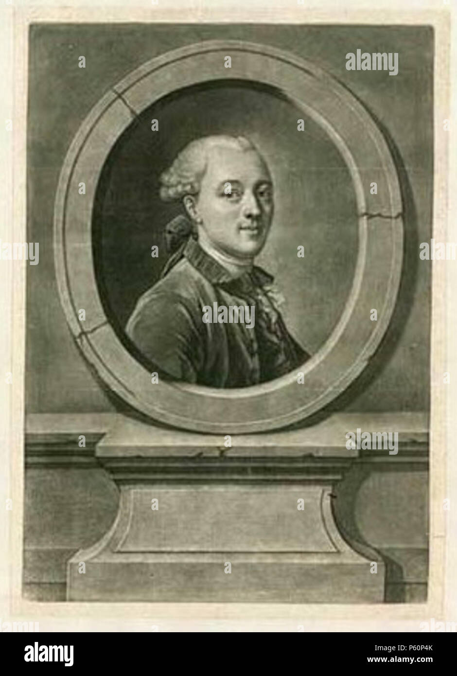 N/A. Andreas Schumacher (1726-1790), dänischer Diplomat und Beamter. 1763. Johann Stenglin (aus einem Gemälde von Vigilius Eriksen (1722-1782) Alternative Namen Vigilius Erichsen Beschreibung Maler und Zeichner Geburtsdatum / Tod 2. September 1722 vom 25. Mai 1782 Ort der Geburt / Todes Rungsted Arbeitsort Dänemark Kopenhagen, Kopenhagen, Russland Authority control: Q 2027614 VIAF: 95776378 ISNI: 0000 0001 1690 431 X ULAN: 500015555 WGA: ERIKSEN, Vigilius GND: 123338646) 99 Andreas Schumacher Stockfoto