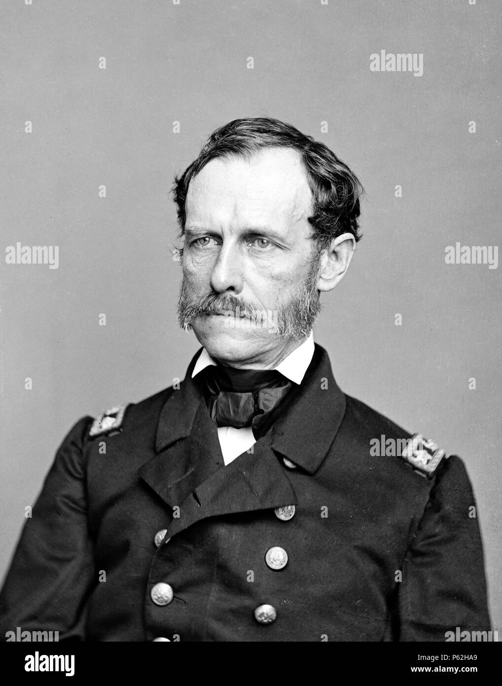 N/A. Portrait von Konteradmiral John adolphus Bernard Dahlgren, Offizier der United States Navy. Erstellt/veröffentlicht: [zwischen 1860 und 1865]. Mathew Brady (1822 - 1896) Beschreibung der amerikanische Fotograf, Fotografen, fotojournalist und Journalist Geburtsdatum / Tod 18 Mai 1822 vom 15. Januar 1896 Ort der Geburt / Todes Warren County Manhattan Arbeit Periode von 1844 bis ca. 1887 Arbeiten Ort New York City, Washington, D.C. Authority control: Q 187850 VIAF: 22965552 ISNI: 0000 0001 2209 4376 ULAN: 500126201 LCCN: n 81140569 NARA: 10570155 WorldCat 405 Dahlgren LOC 05803 u Stockfoto