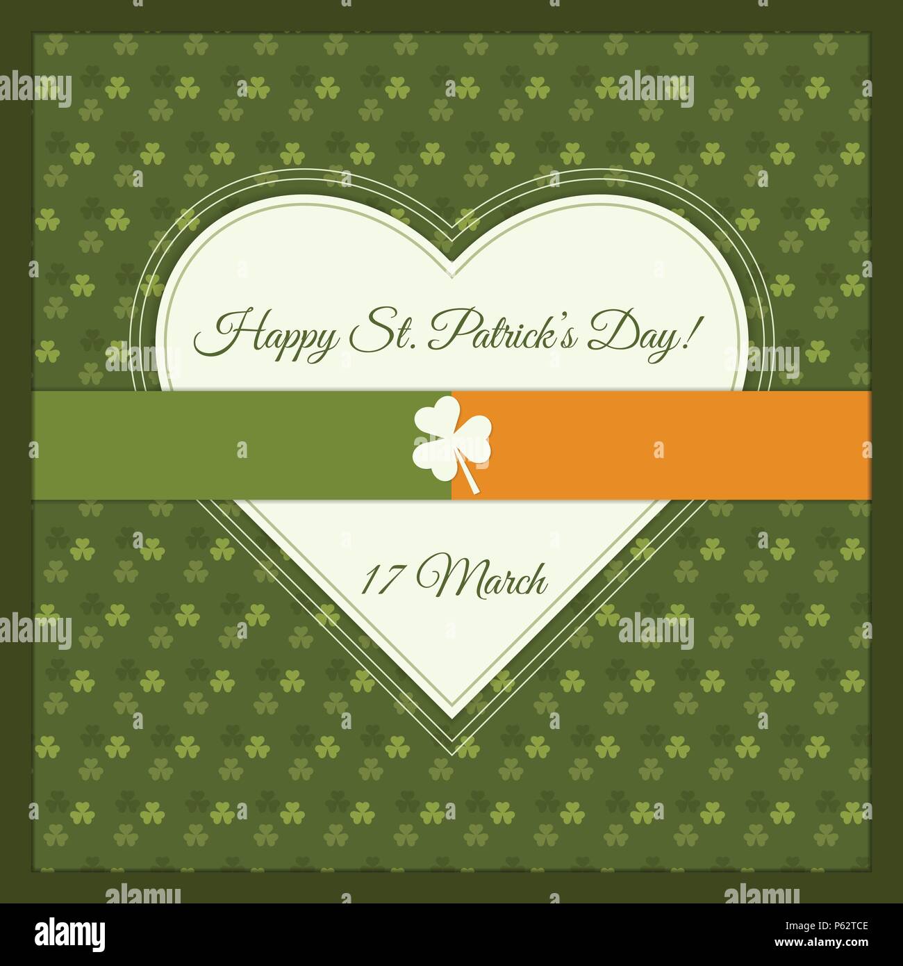 Alles gute zum St. Patrick's Day Hintergrund Stock Vektor