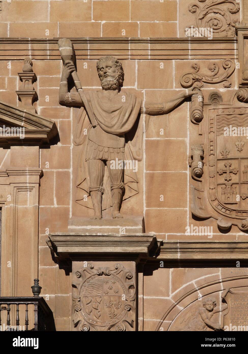PALACIO DE LOS CONDES DE GOMARA. Las MEJORES PORTADA Stockfotografie