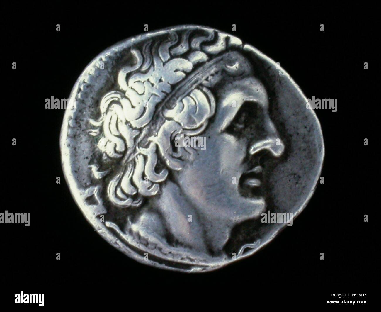 NUMISMATICA. Vive la GRIEGA. TETRADRACMA DE PLATA. ANVERSO. CABEZA DE