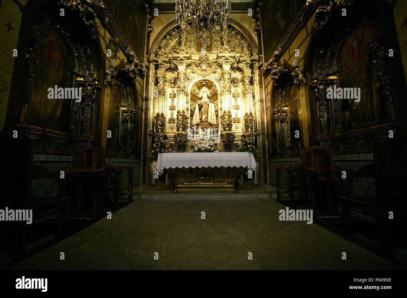 CONVENTO DE SANTA TERESA. Interieur. Stockfoto