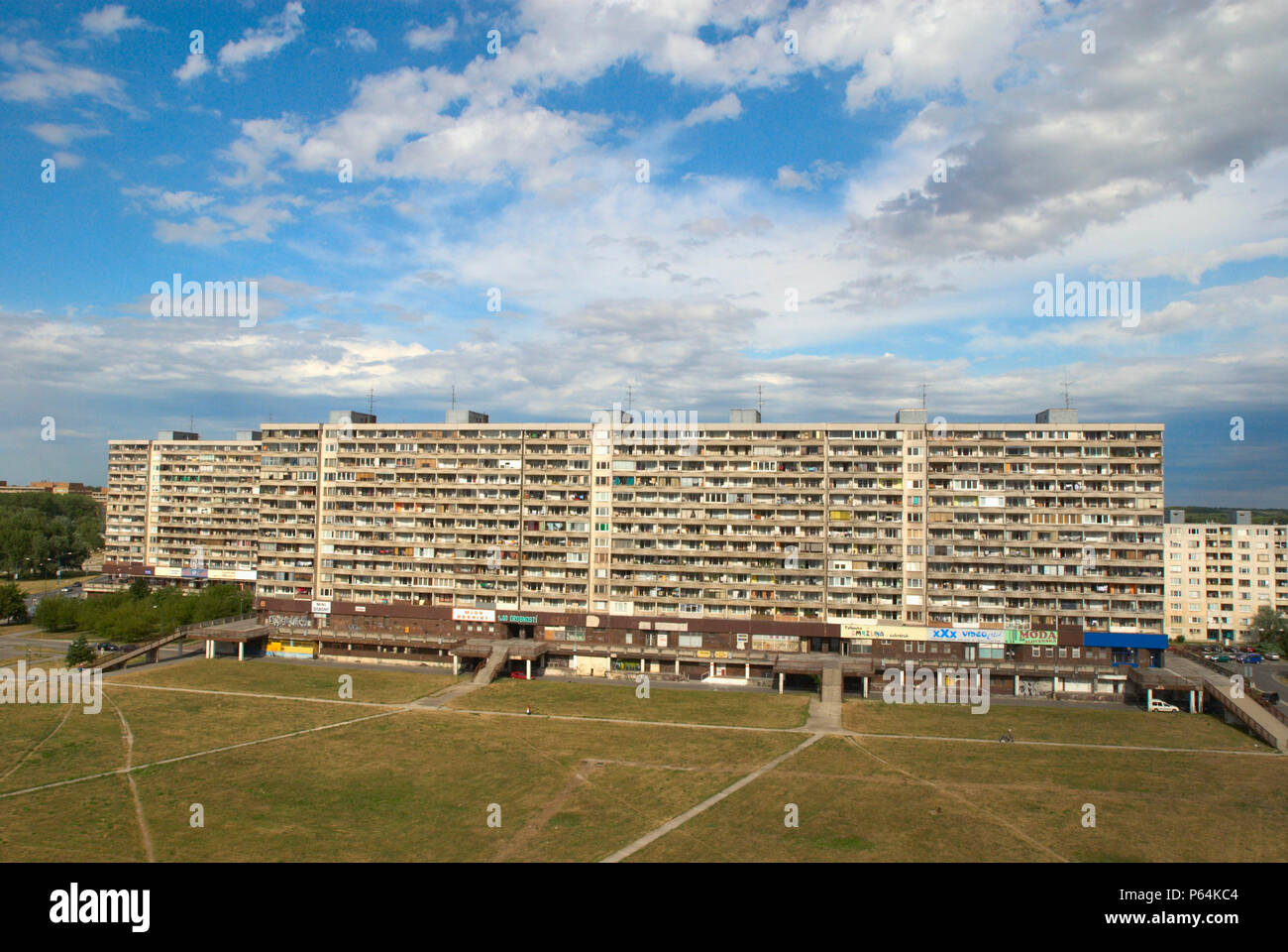 Kommunistischen Ära Wohnungen, Bratislava, Slowakei Stockfoto