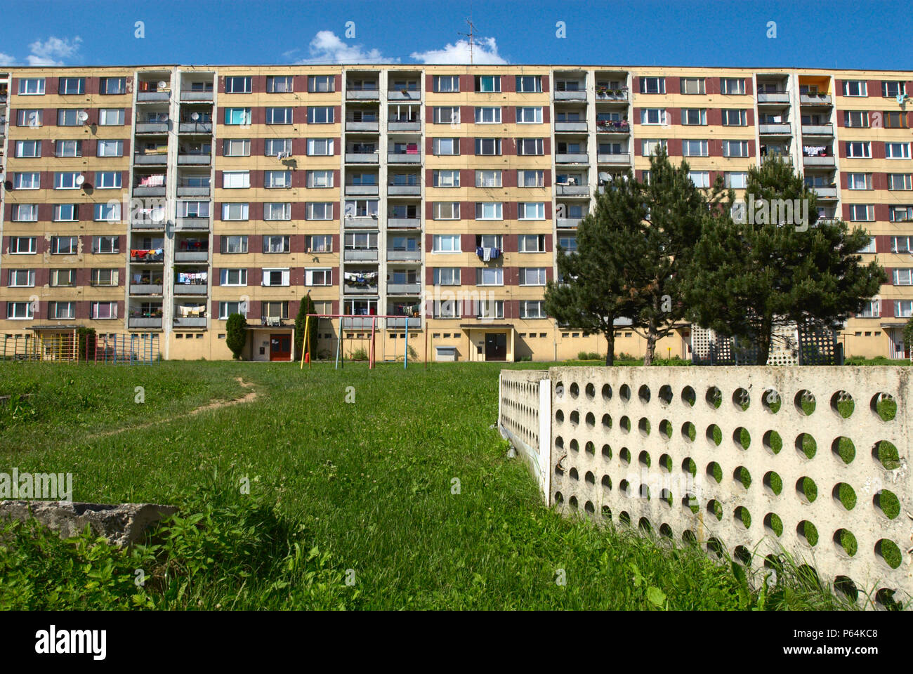 Kommunistischen Ära Wohnungen, Slowakei Stockfoto