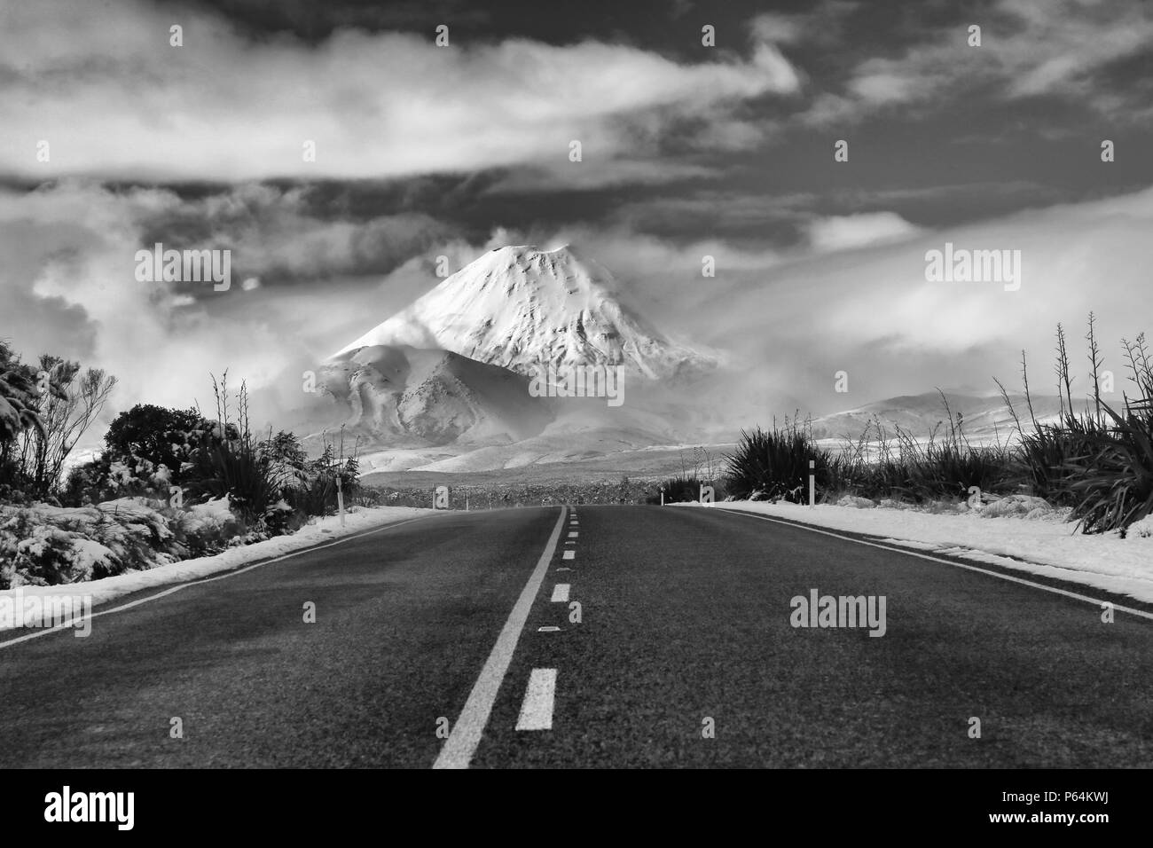 Mount Ngauruhoe Stockfoto