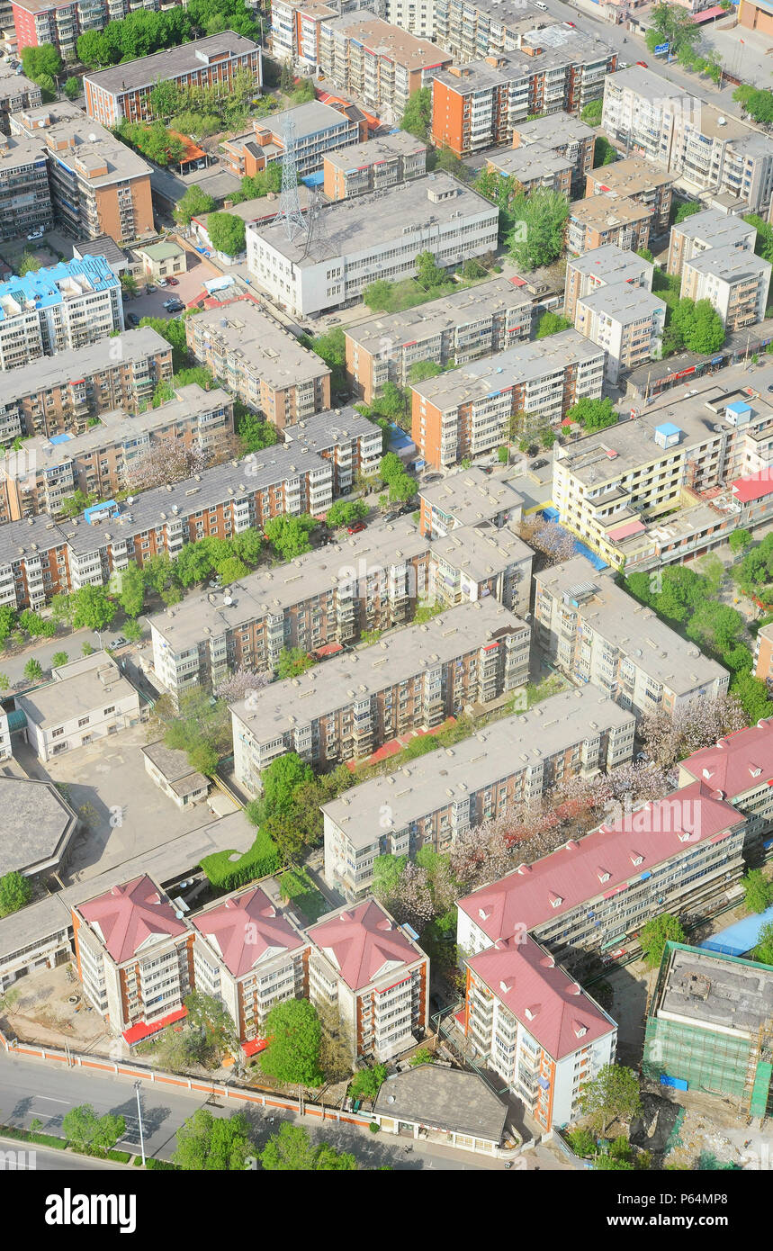 Wohnhäuser, Tianjin, China Stockfoto