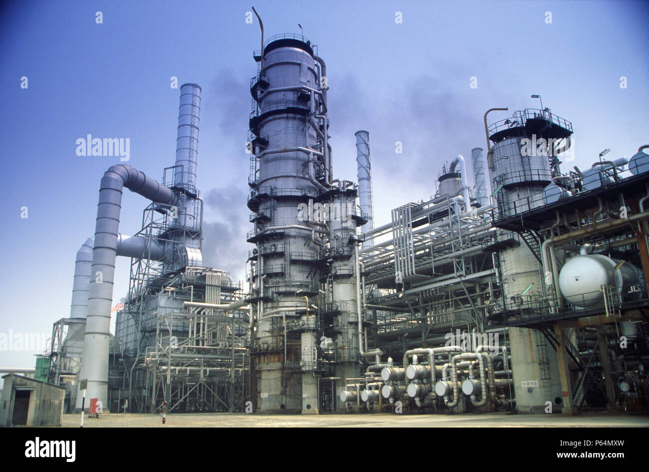 Öl und petrochemischen Raffinerie, Kaduna, Nigeria Stockfoto