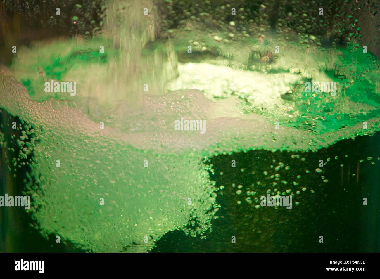 Biodiesel auf Messestand an der Biodiesel Expo Trade fair Newark Nottinghamshire UK Stockfoto