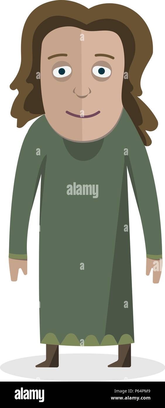 Frau in Tracht. Balten. Nationale Kleidung. Vector Illustration. Stock Vektor Frau in Tracht. Balten. Nationale Kleidung. Vector Illustration. Stock Vektor