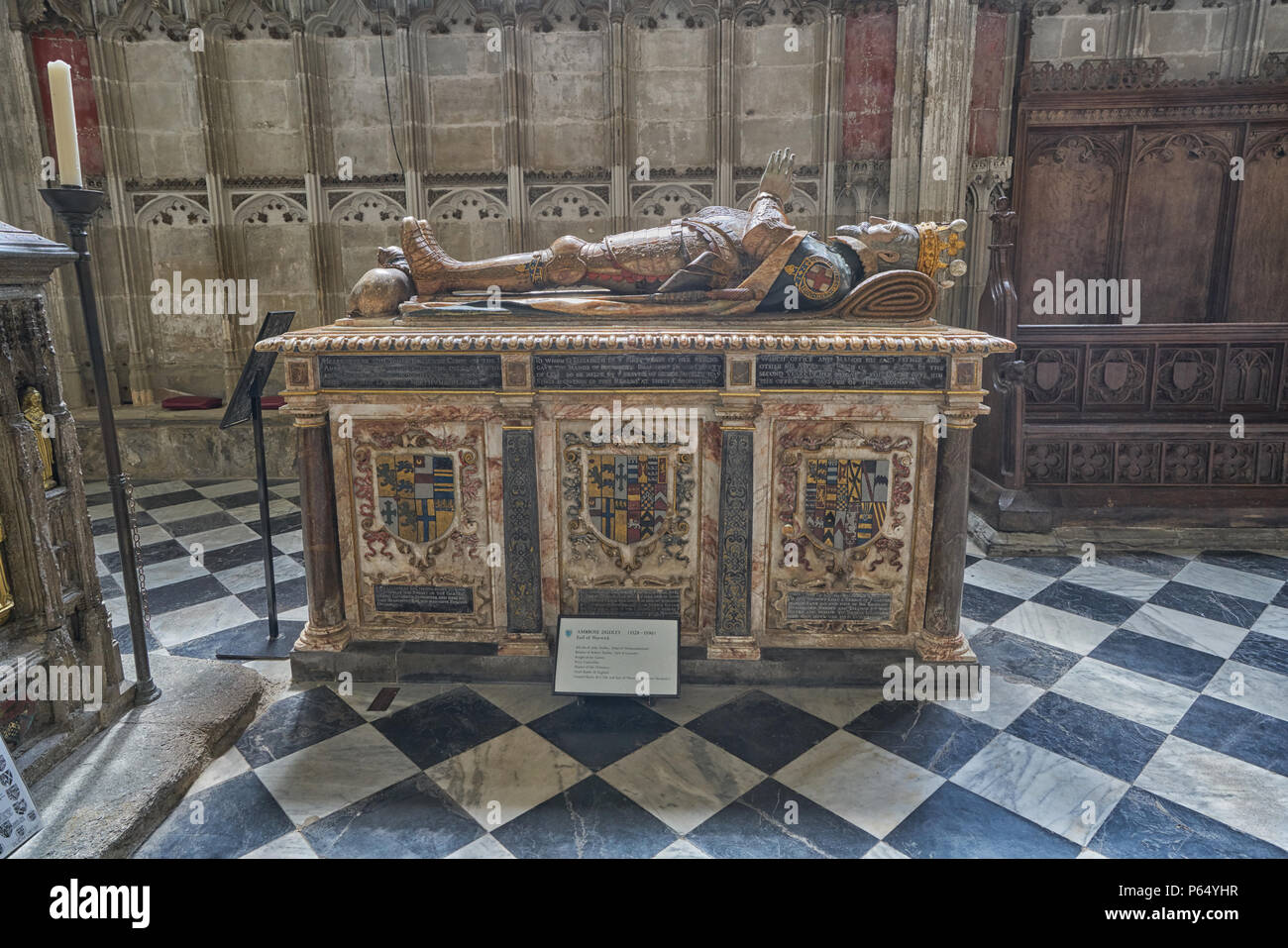 Kirche von St Mary Warwick St Mary's church Warwick Stockfoto