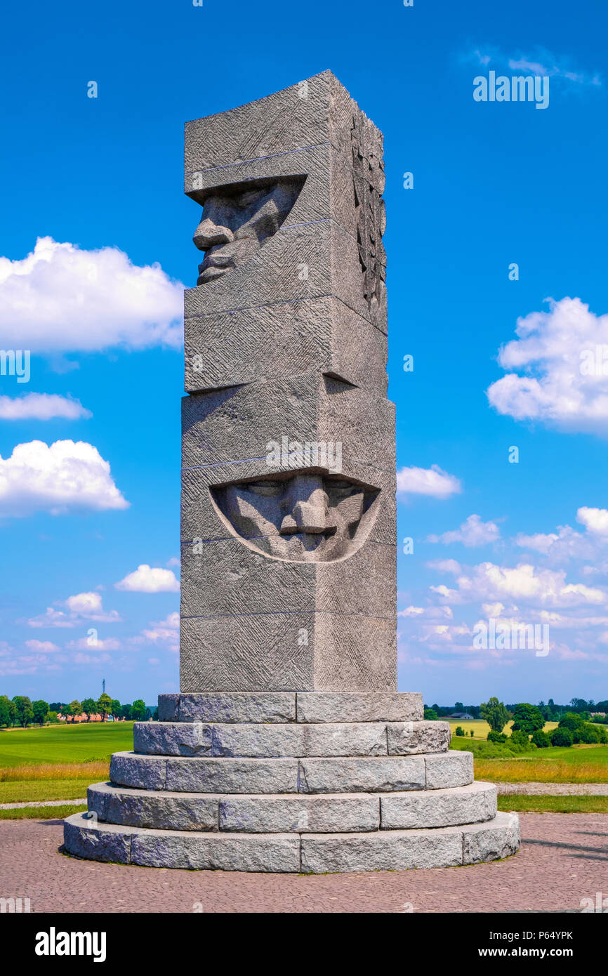 Grunwald, Woiwodschaft/Polen - 2018/06/16: Grunwald Schlachtfeld Denkmal und Museum der historischen Schlacht zwischen Polen, Litauen und Teutonische K Stockfoto