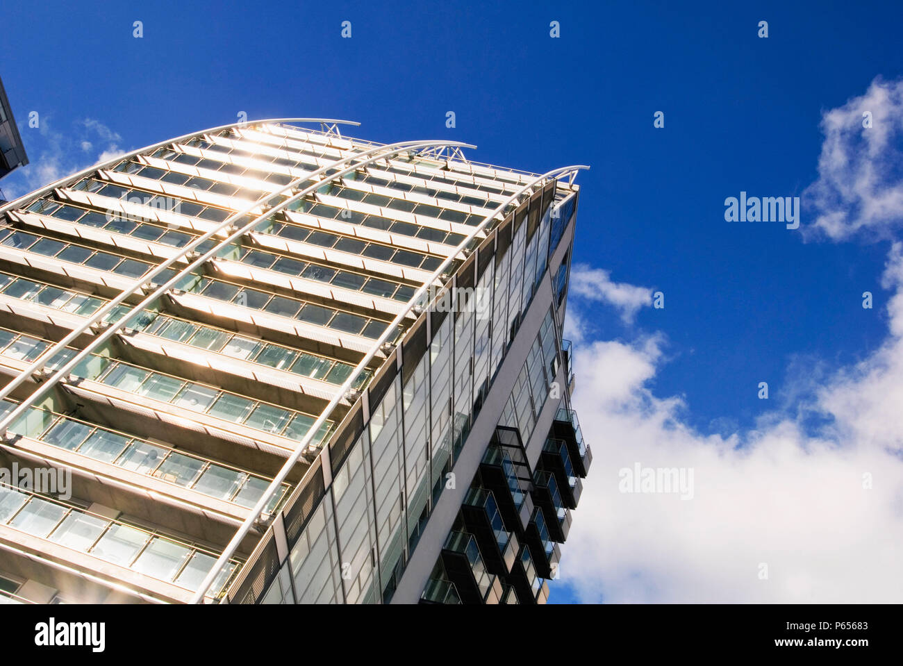NV Wohnungen, Salford, Manchester, Großbritannien Stockfoto
