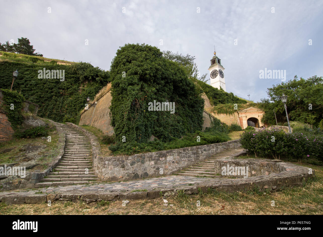 Petrovaradin Festung in Novi Sad, Serbien Stockfoto