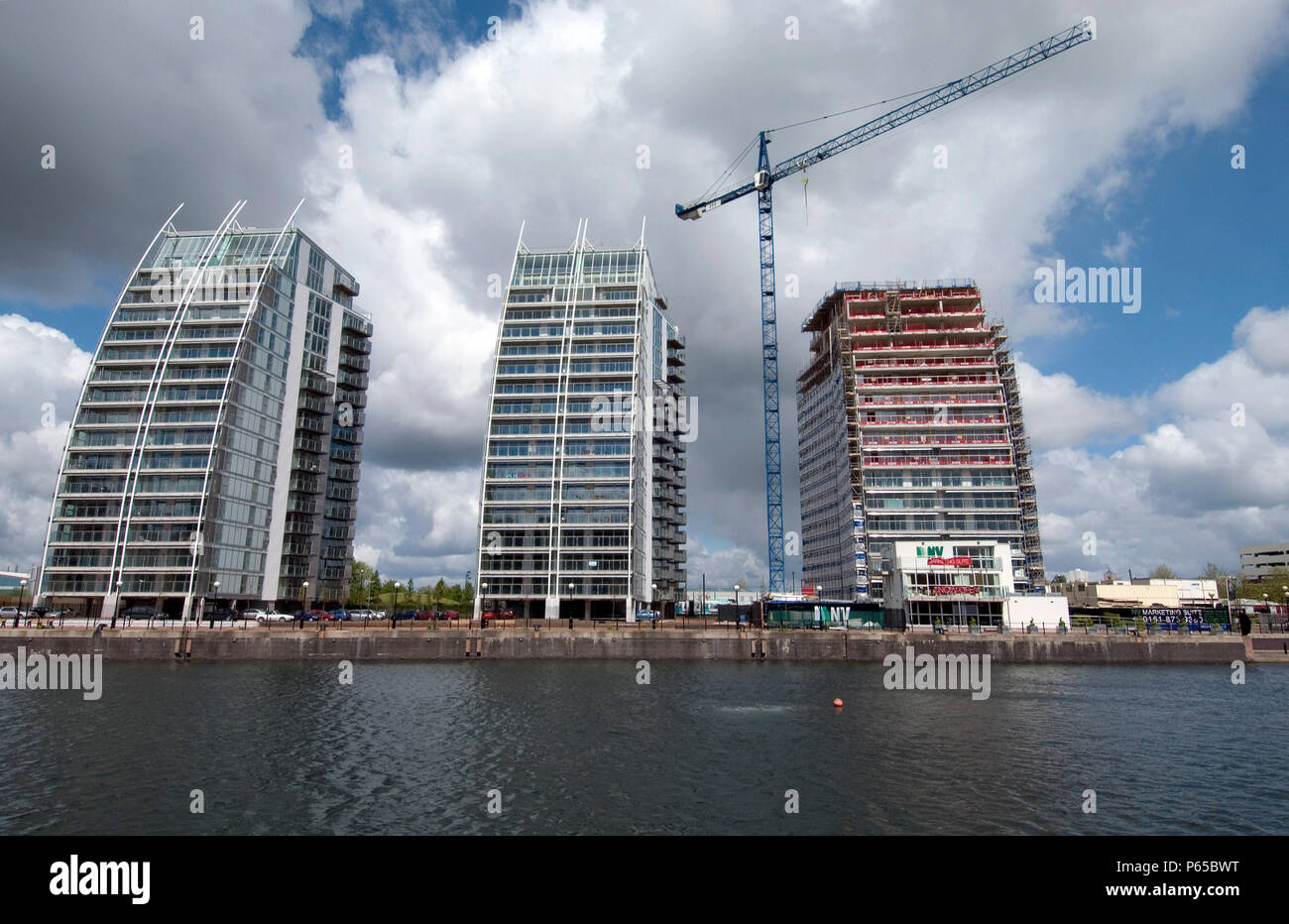 Wohneigentum Entwicklung, Manchester Stockfoto