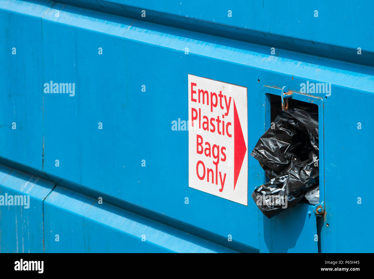 Eine Recyclinganlage auf Barrow Island in Barow in Ulverston, Cumbria, Großbritannien. Stockfoto