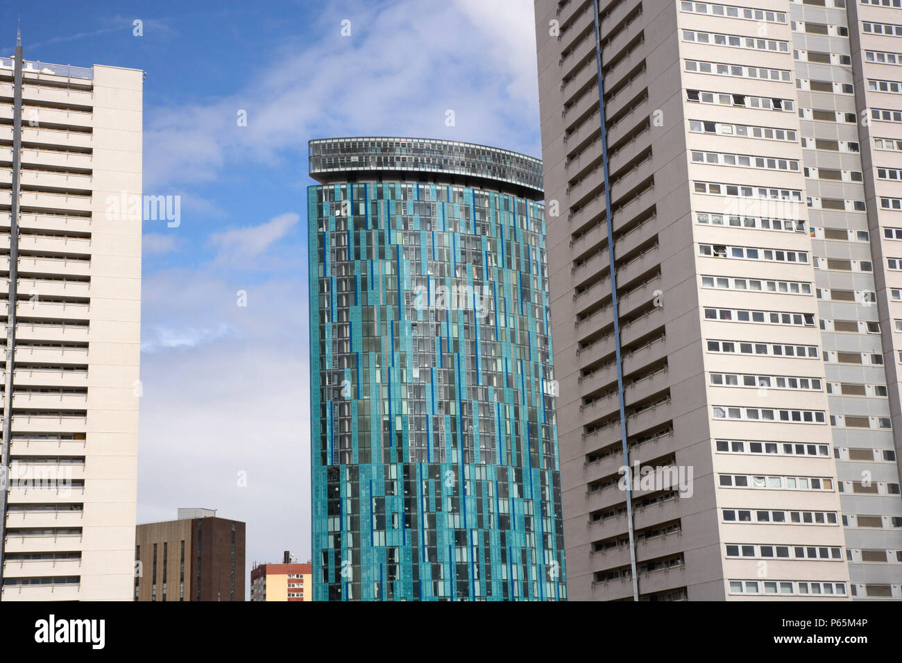 Beetham Tower auch bekannt als Holloway Circus Turm ist 122 m (400 ft) hoch, und ist das höchste Wohngebäude in Großbritannien außerhalb von London. Ian Simp Stockfoto