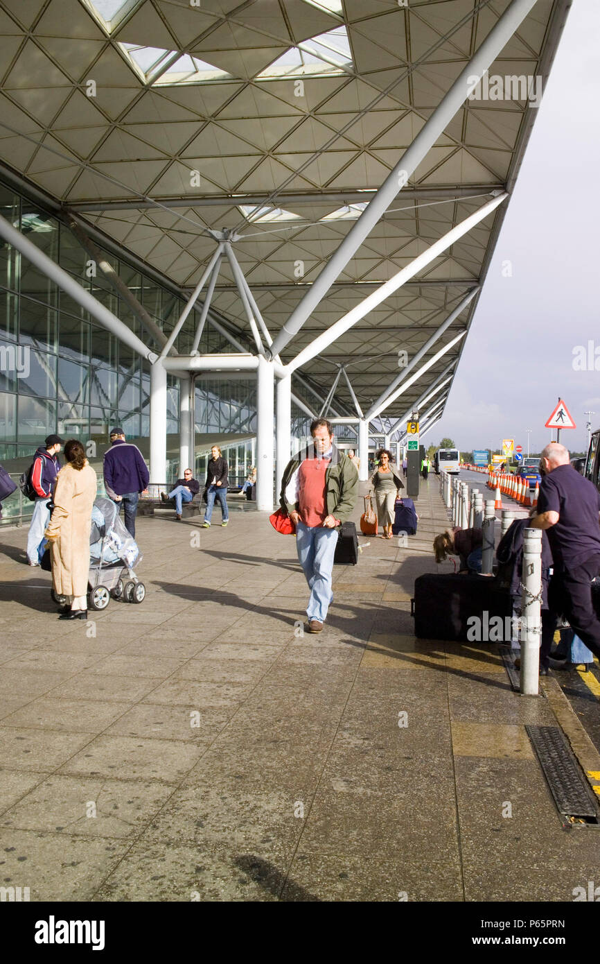 Stansted Airport, Essex, UK. Architekt, Foster und Partner Stockfoto