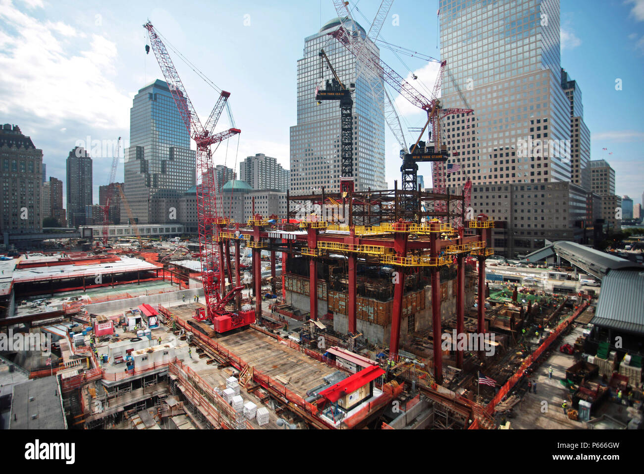 World Trade Center, New York City, USA September 2009, 1 World Trade Center Stockfoto
