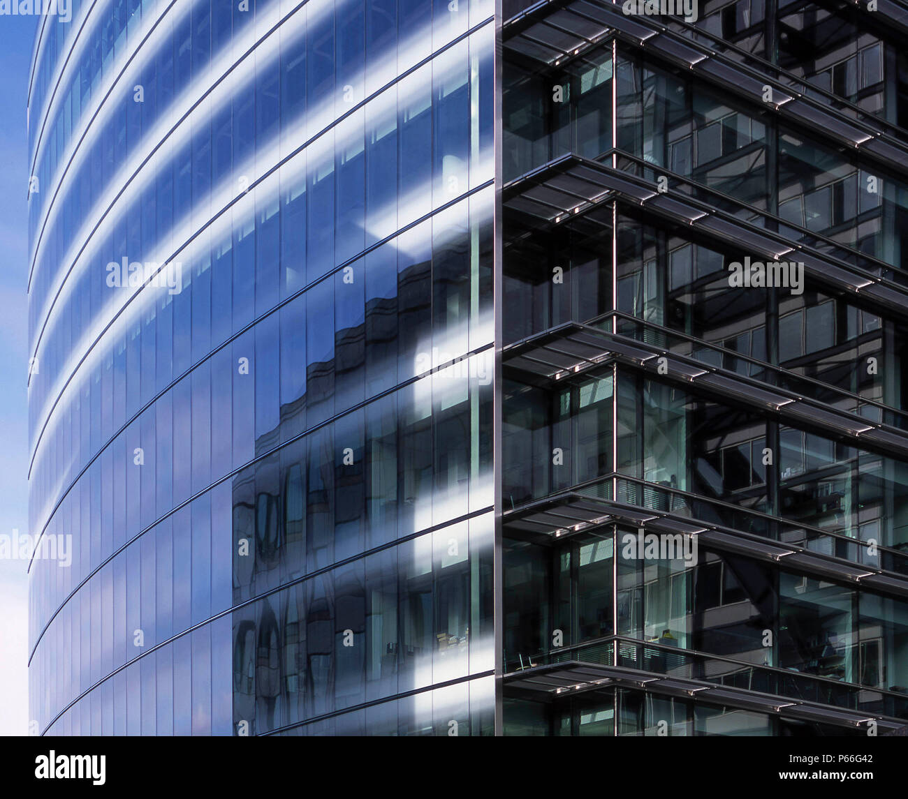 Skidmore Owings & Merril Building, Broadgate, London, UK Stockfoto