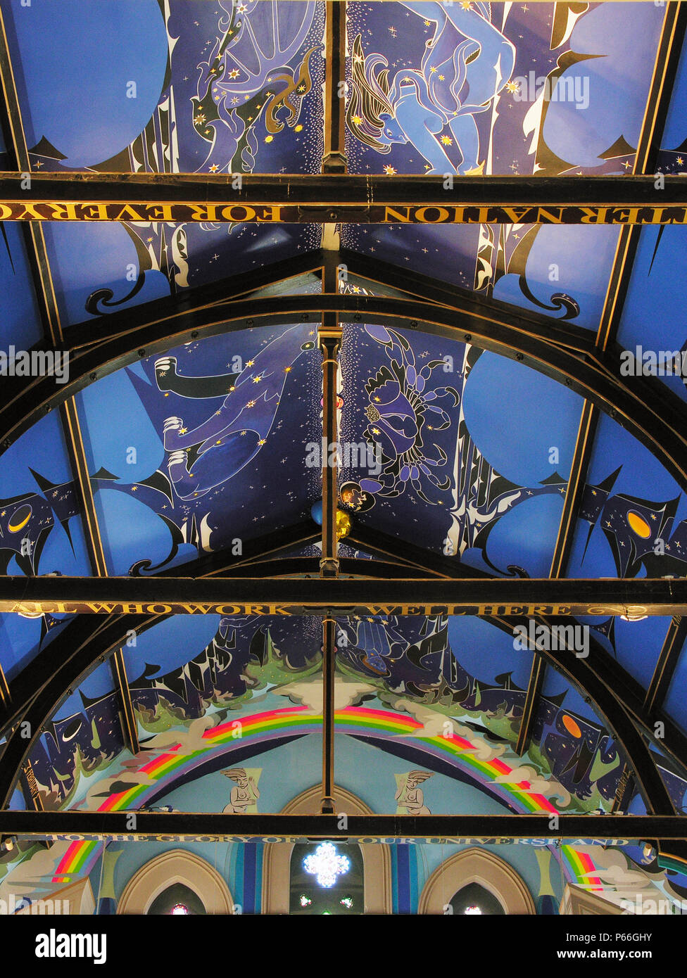 Oran Mor, denkmalgeschützten Gebäude saniert als unterhaltsame Veranstaltungsort mit Auditorium, Bars und Restaurant, Glasgow, Schottland, Großbritannien. Stockfoto