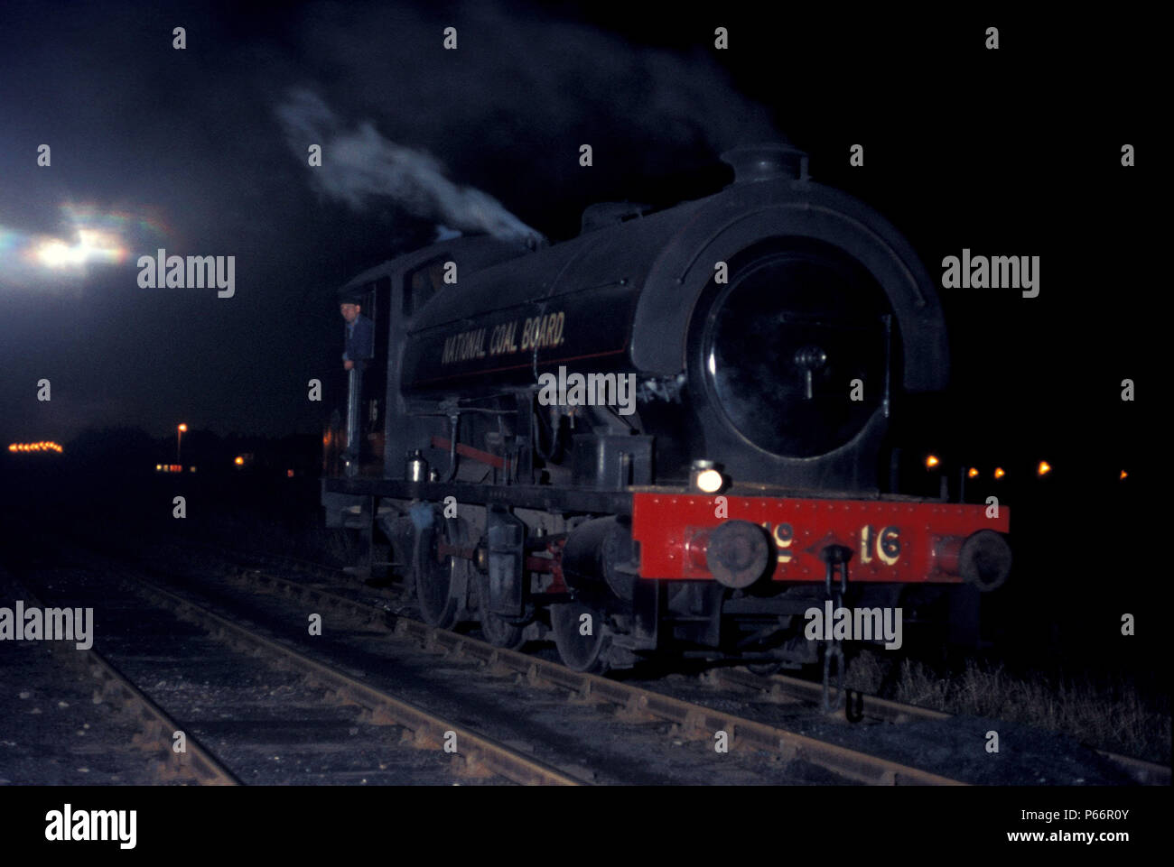 Industriegiganten. Von Robert Stephenson und Hawthorn 18 0-6-0 STs bei der Arbeit auf der Zeche Backworth Netzwerk nördlich des Flusses Tyne Stockfoto