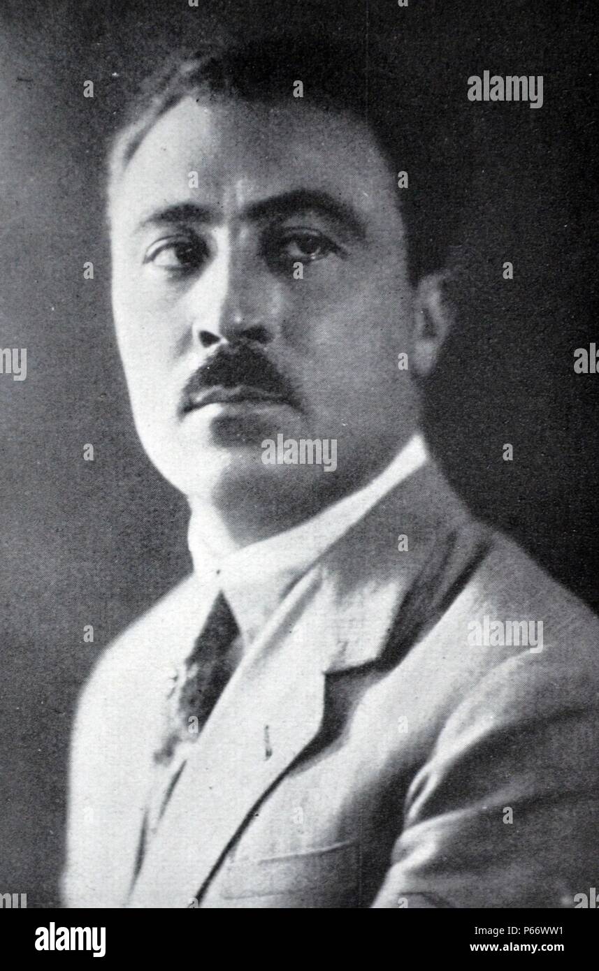 Herr Roberto Farinacci, Sekretär der nationalen faschistischen Partei vom 12. Februar 1925-30 März 1926 Stockfoto